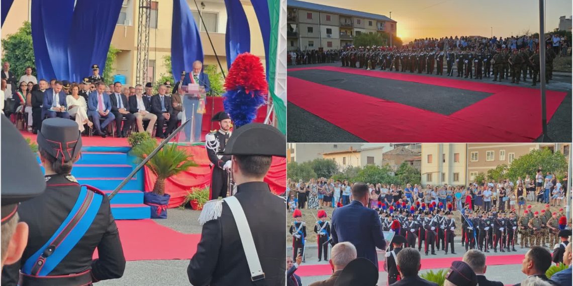 Inaugurata la nuova caserma dei Carabinieri di Lazzaro in un bene confiscato