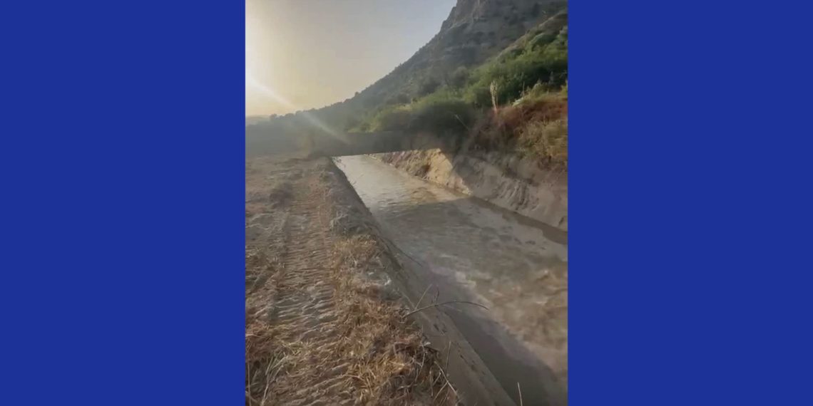 Acqua, riaperto dopo oltre vent’anni il canale della Timpa del Salto