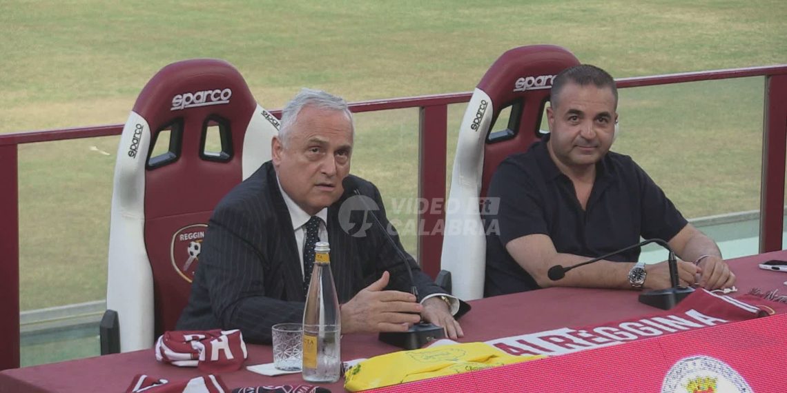 Lotito si presenta alla Reggina: «La Serie D è solo il punto di partenza»