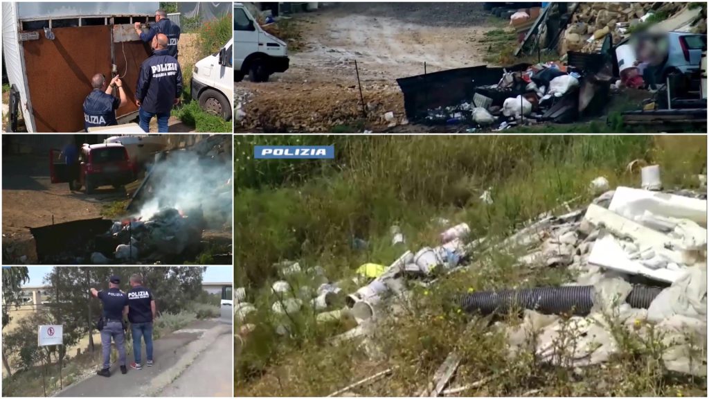 Smaltimento illecito di rifiuti: controlli e sequestri anche in Calabria