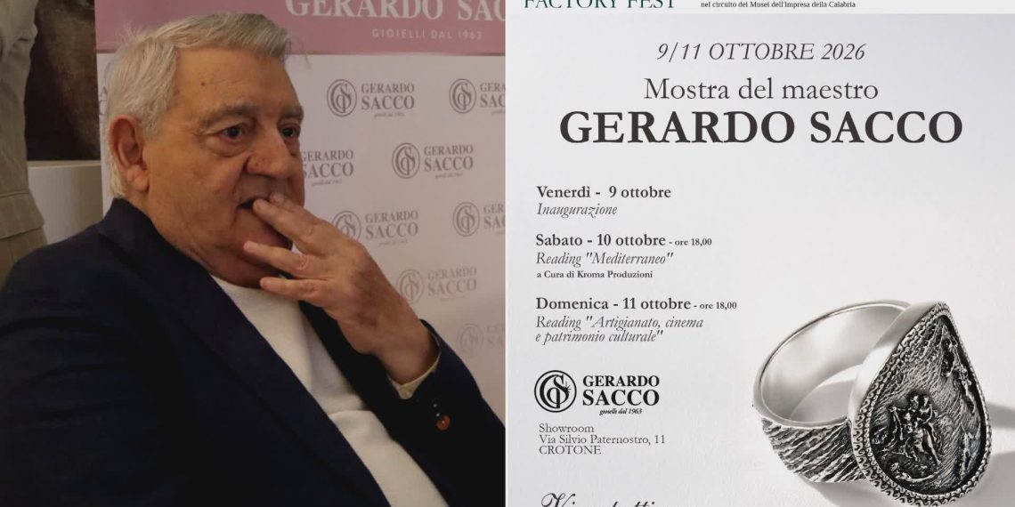 L’arte di Gerardo Sacco protagonista del Calabria Factory Fest