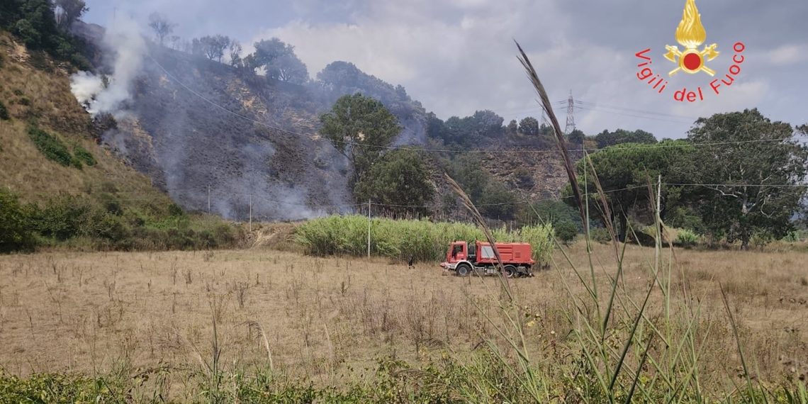 ​Incendio boschivo a Pianopoli: domato dalle squadre di terra e dal mezzo aereo