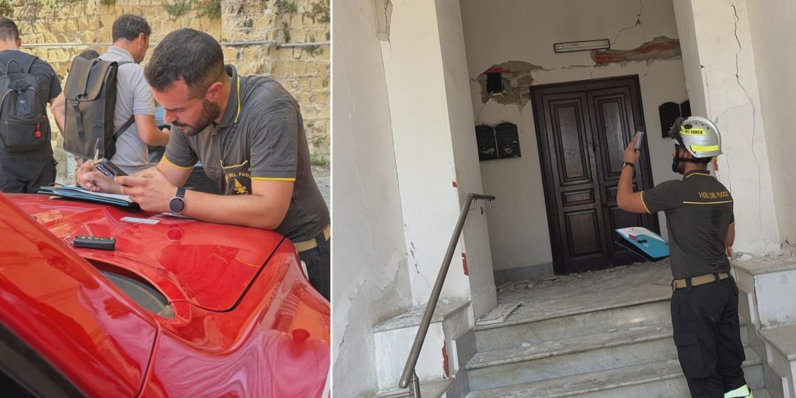 Terremoto a Napoli: dalla Calabria due moduli MO.RECS dei Vigili del Fuoco