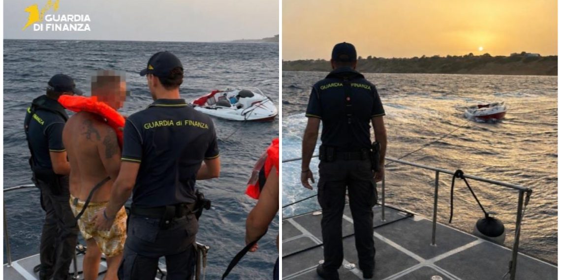 Isola Capo Rizzuto, natante imbarca acqua: Guardia di Finanza salva 7 persone